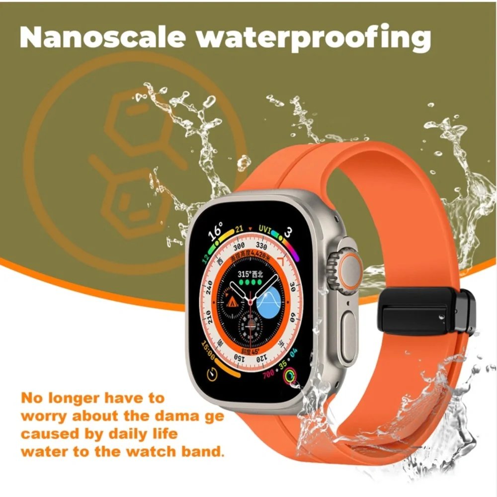 Magnetic Watch Band for Apple Watch Ultra 2 & Series 9,8,7 (42/44/45/49mm) 6pack